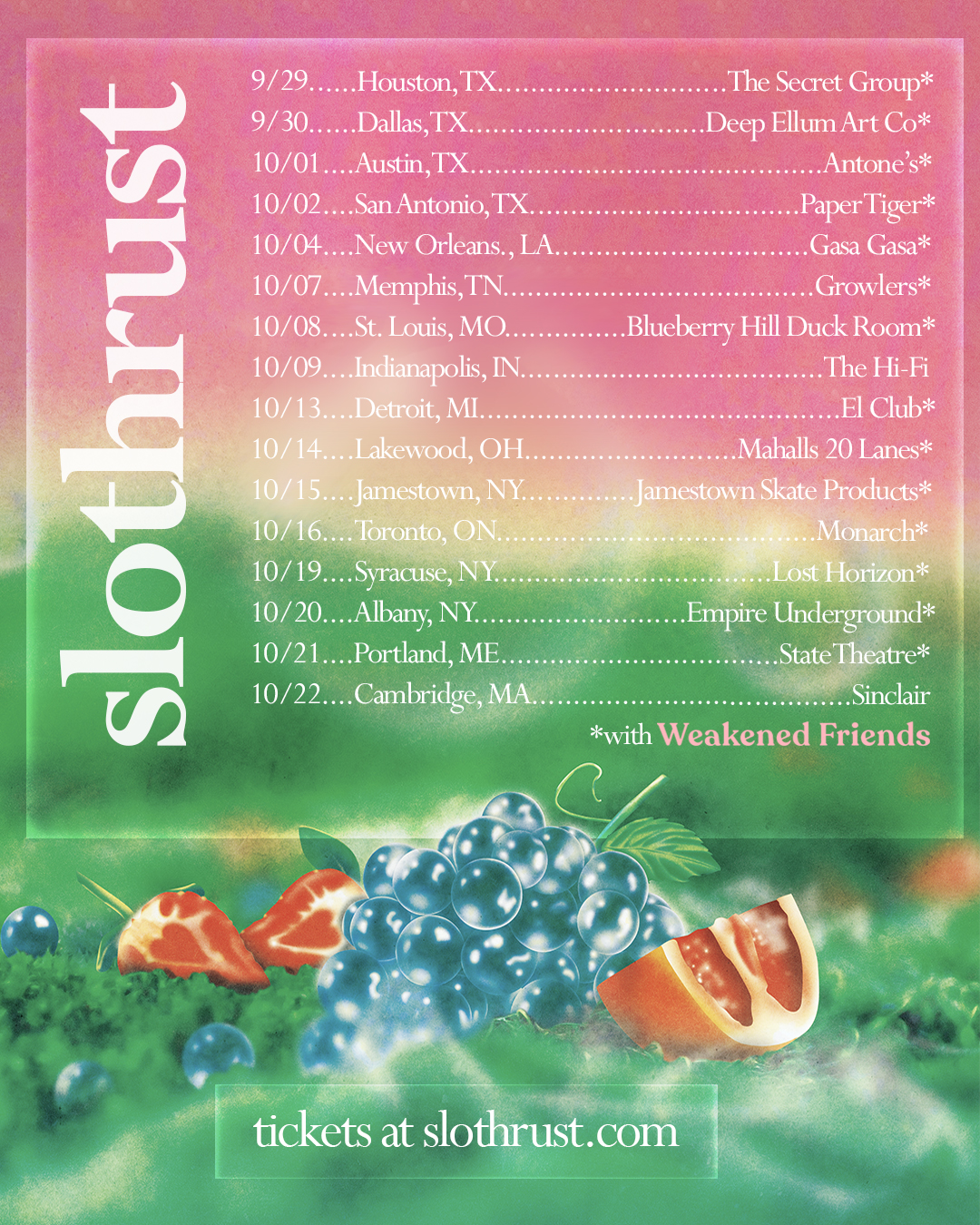 slothrust europe tour